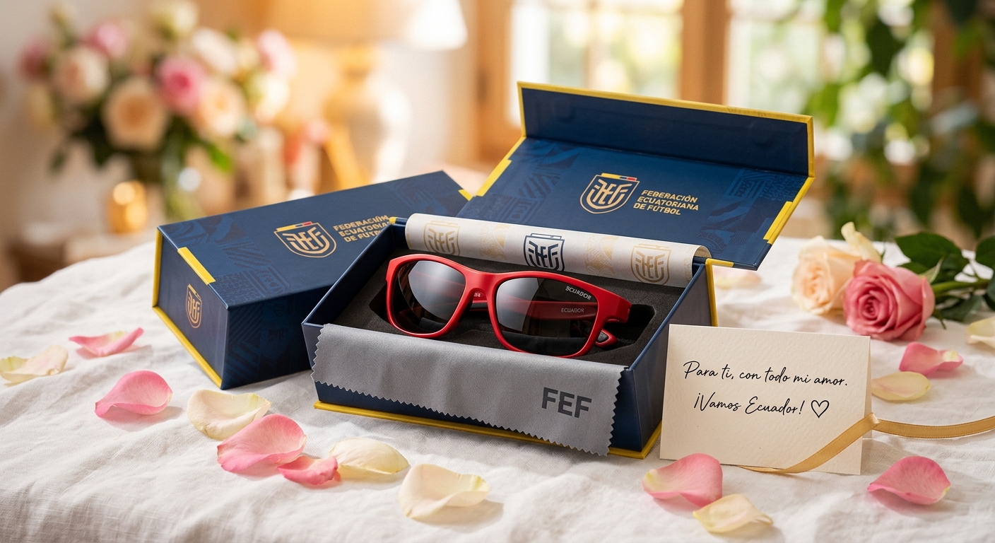 Caja de regalo con Gafas La Tri y funda oficial